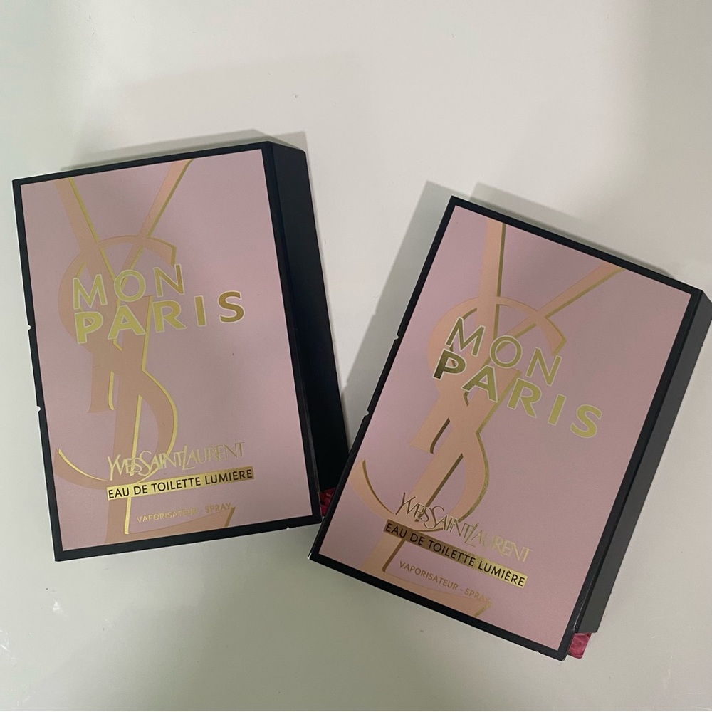 YSL Mon Paris Eau de Toilette LUMIERE Sample 0.04oz / 1.2mL Spray Parfum Women